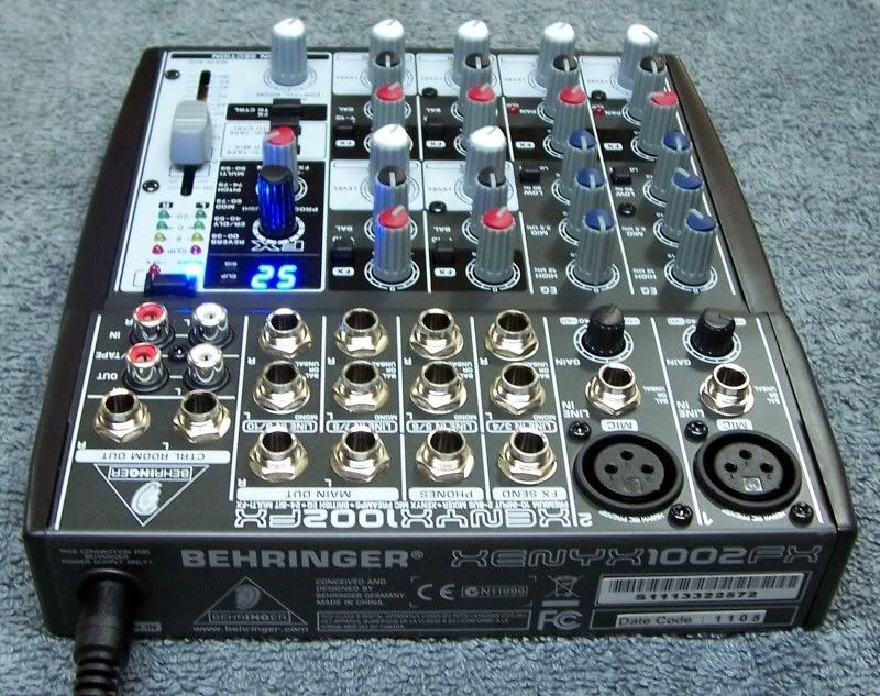 Behringer Xenyx 1002FX Mixer